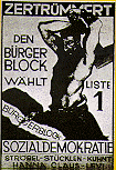 図F：社会民主党の国会選挙ポスター（1928年）