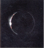 第5図　1983年インドネシア日食時の彩層（滋賀大学観測団）