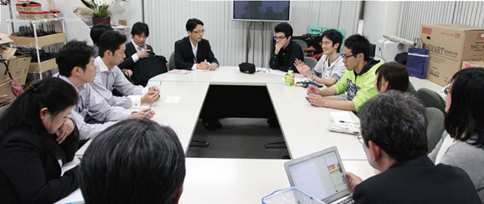 2015年5月18日，京都府警の職員も交えたミーティング