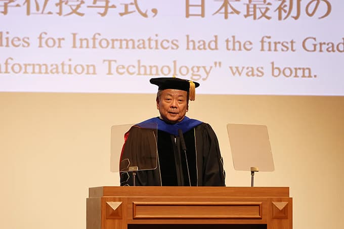 理事長・総長式辞写真03