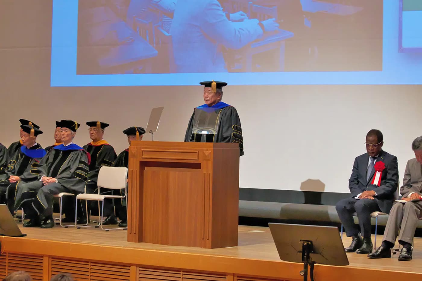 理事長・総長式辞写真04