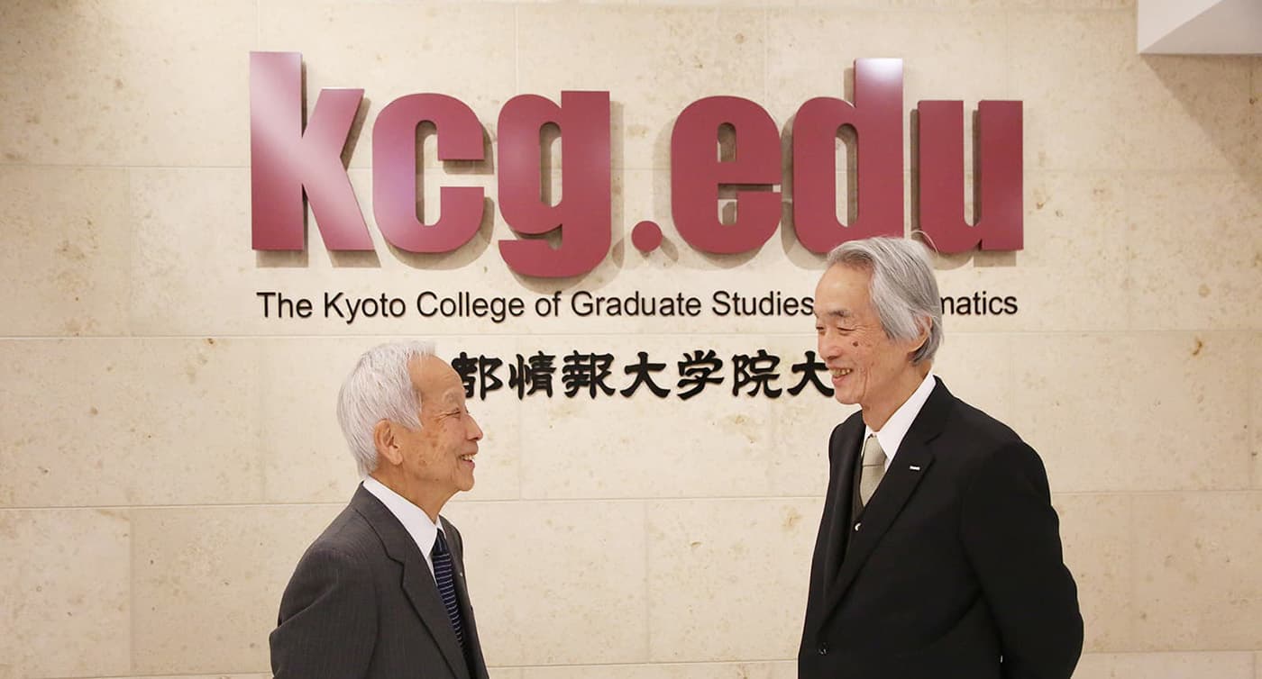 KCGI第4代学長富田 新学長の写真